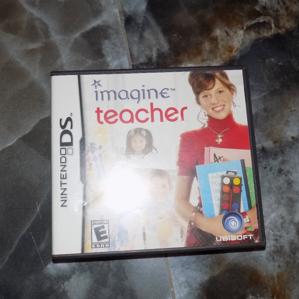 Imagine: Teacher (Nintendo DS, 2008) With Book